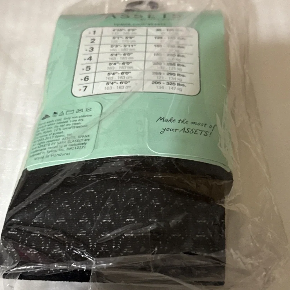 Lot of 3 Assets by Sara Blakely Size 4 Shaping Tights Black NIP Spanx Mix